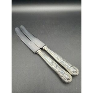 VTG Sheffield Kings Pattern Silverplated Flatware Knives Firth Ever-Kleen 2